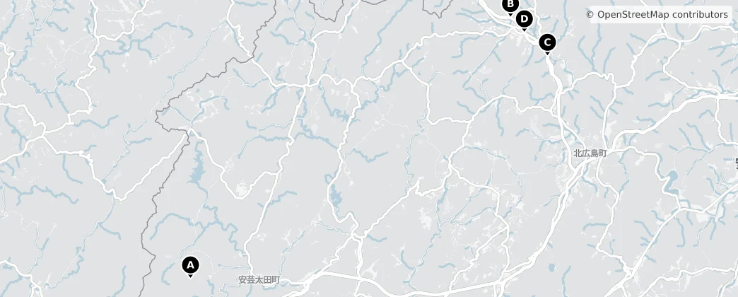 Map of Yamagata County
