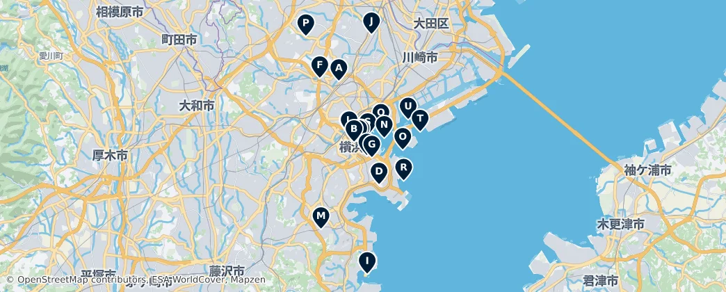 Map of Yokohama