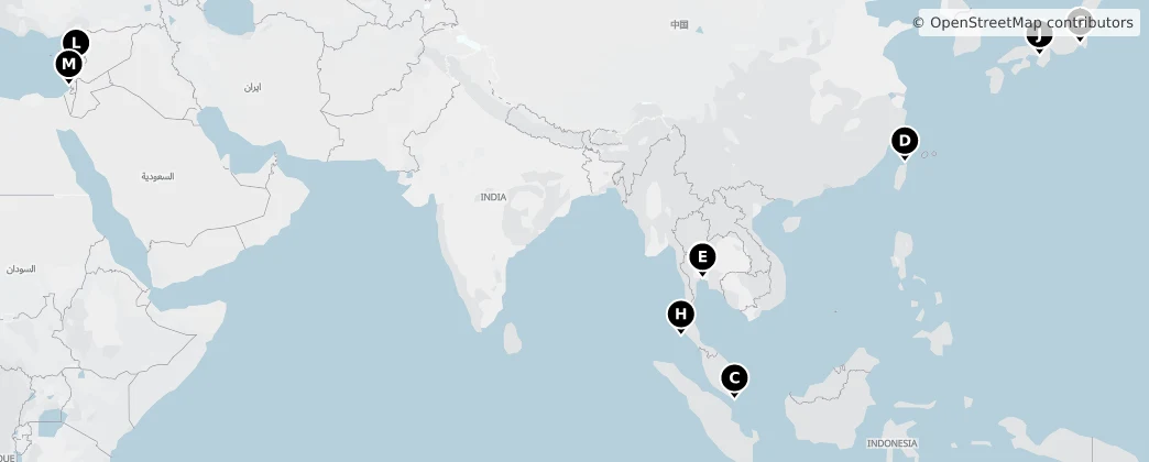 Map of Asia