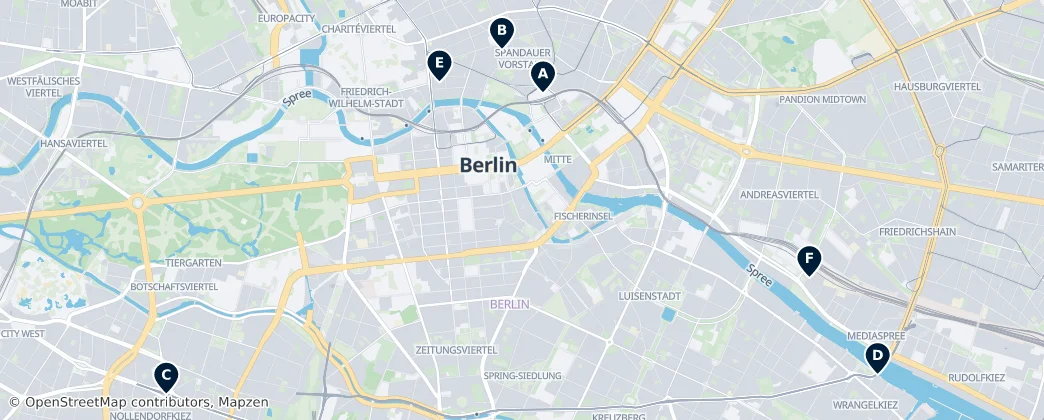 Map of Berlin