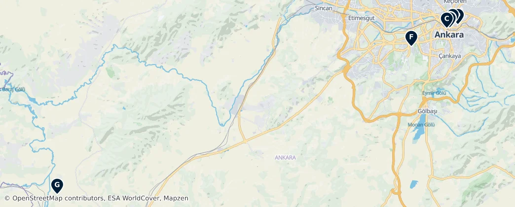 Map of 安卡拉