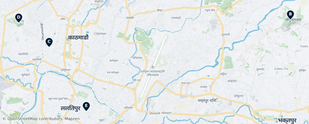 Map of 巴格马蒂专区
