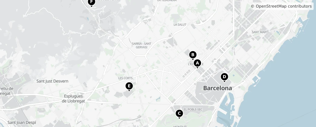 Map of 巴塞罗那
