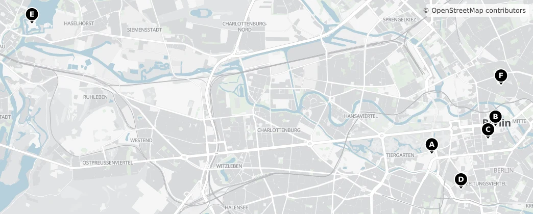 Map of 柏林