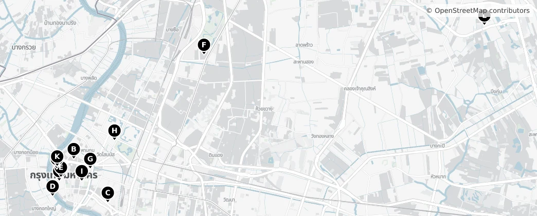 Map of 曼谷