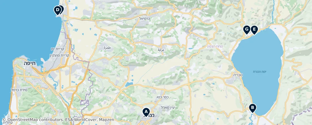 Map of 北部区