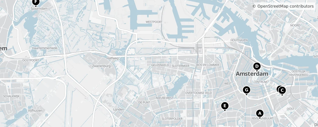 Map of 北荷兰省