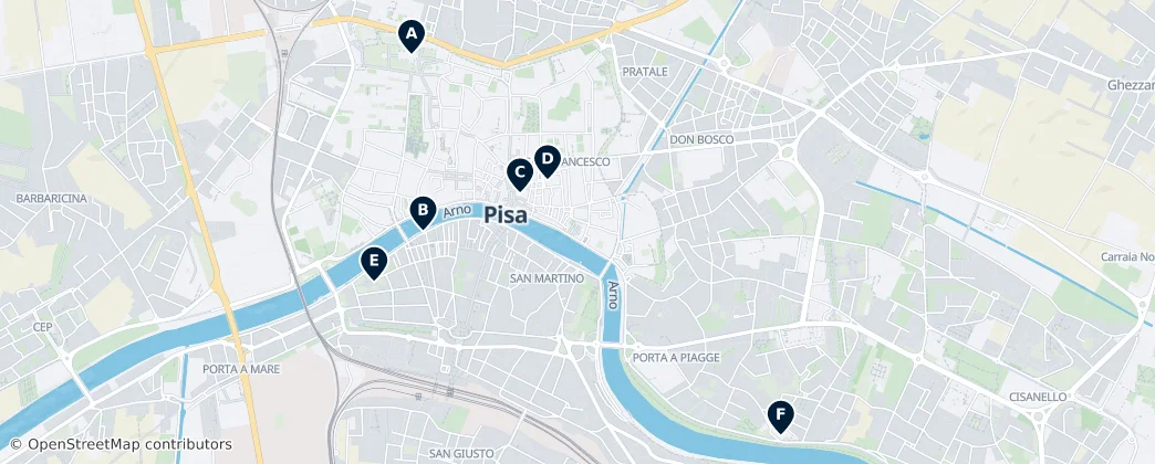 Map of 比萨