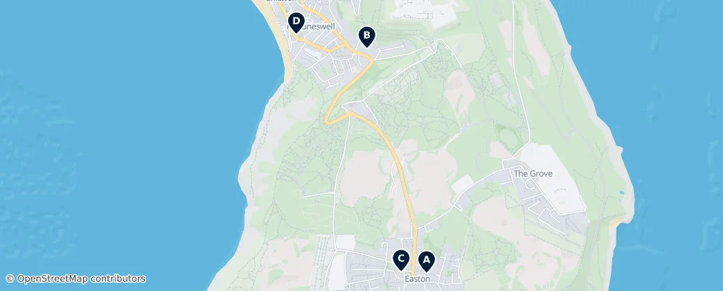 Map of 波特兰岛