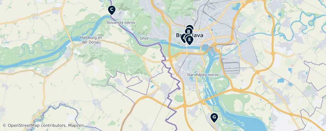 Map of 布拉迪斯拉發