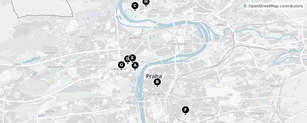 Map of 布拉格