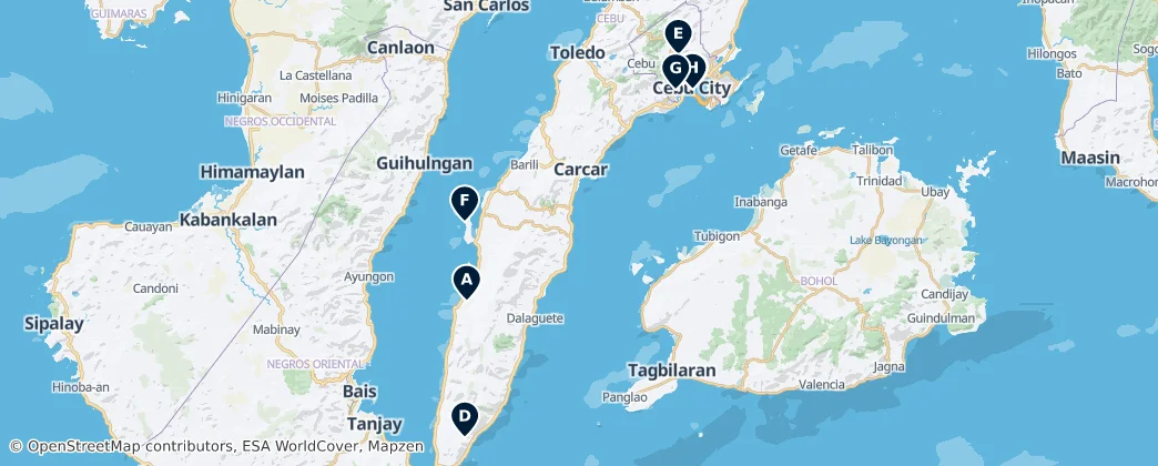 Map of 宿霧島