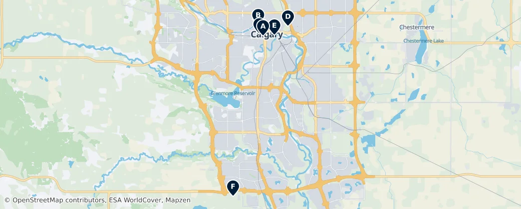 Map of Census Divsion No. 6