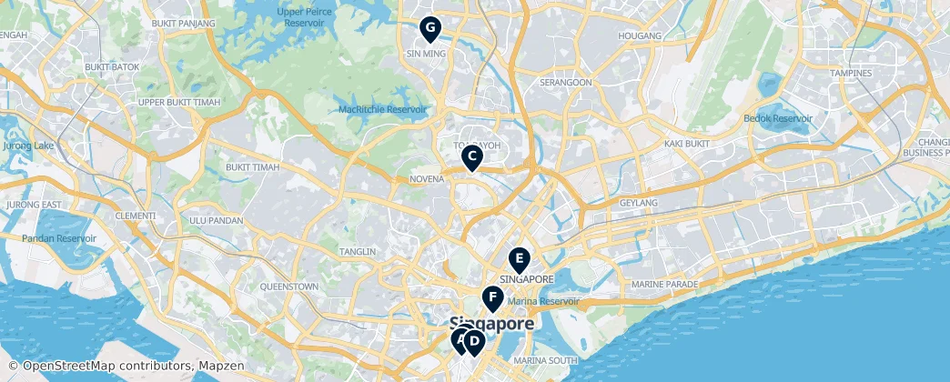Map of 中区