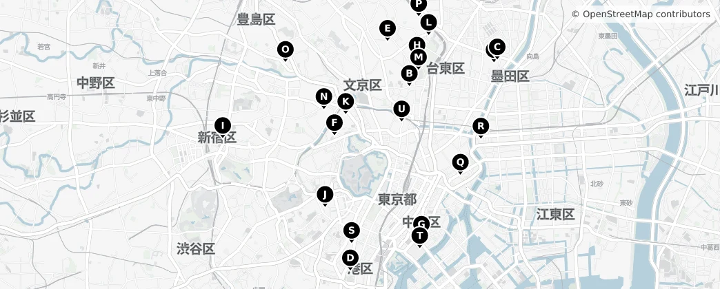 Map of 千代田區