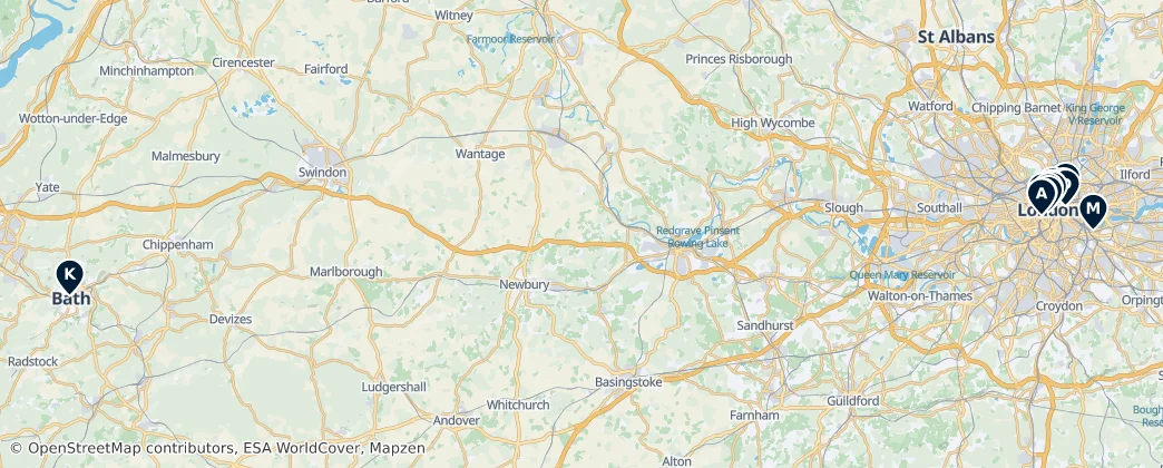 Map of 大不列顛島