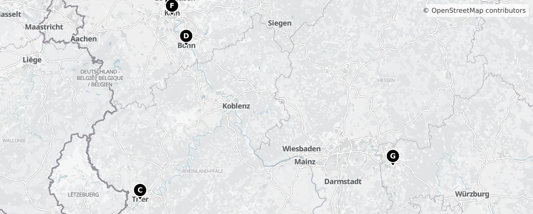 Map of 德国