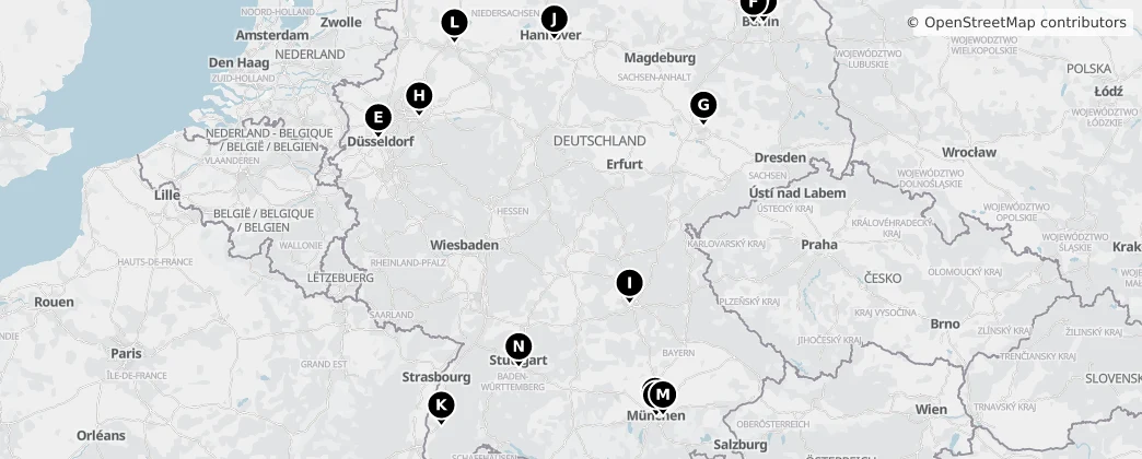 Map of 德国