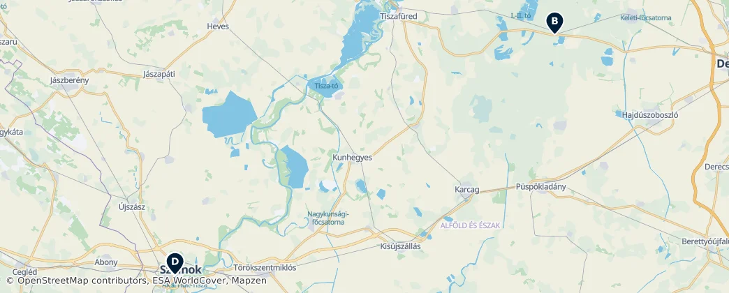Map of Northern Great Plain