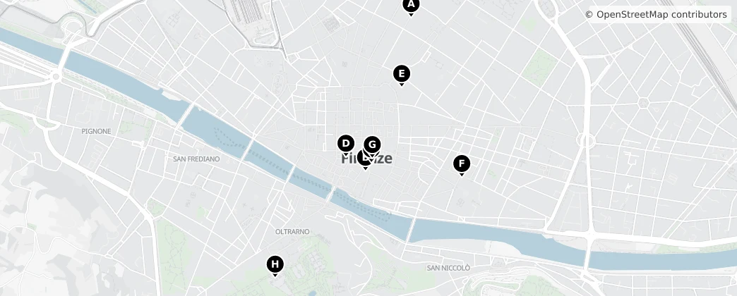 Map of 佛罗伦萨