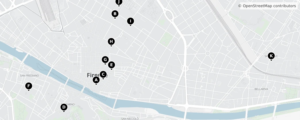 Map of 佛罗伦萨