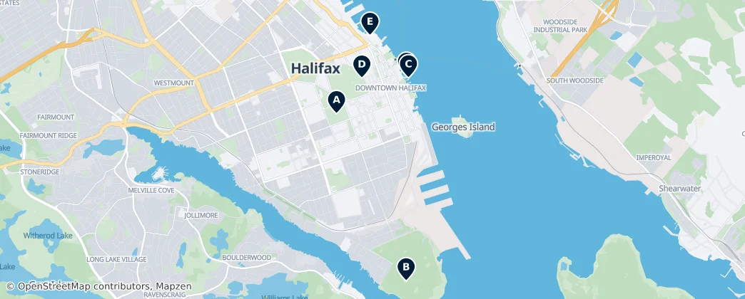 Map of Halifax