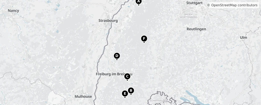 Map of 黑林山