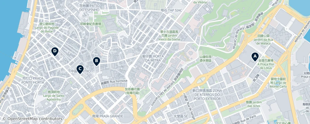 Map of 花地瑪堂區