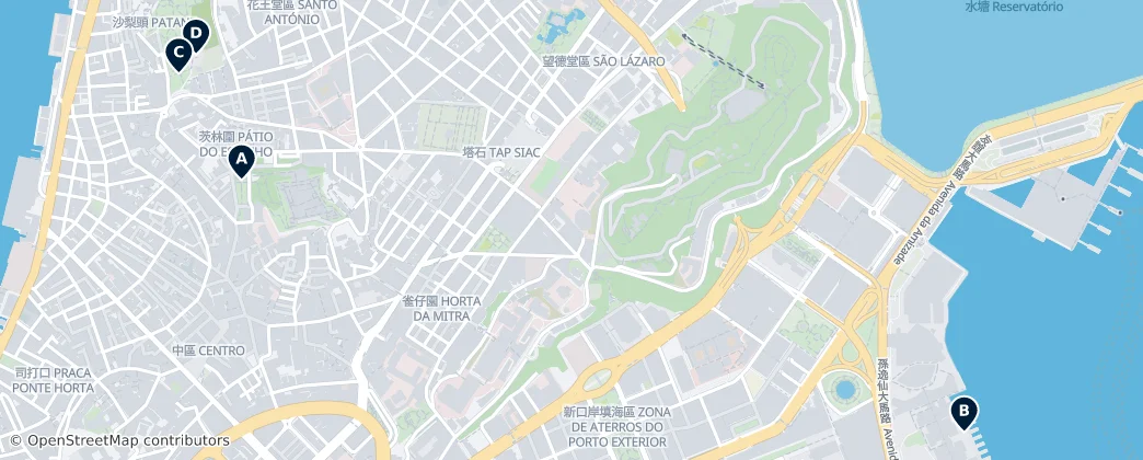 Map of 花地瑪堂區