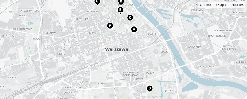 Map of 華沙
