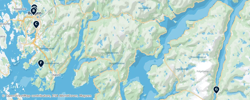 Map of 霍达兰