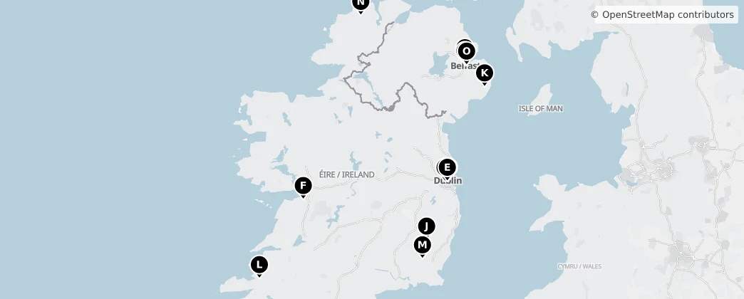 Map of Ireland