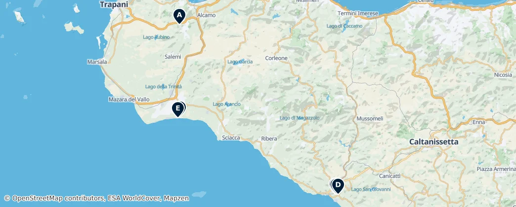 Map of Isola di Sicilia