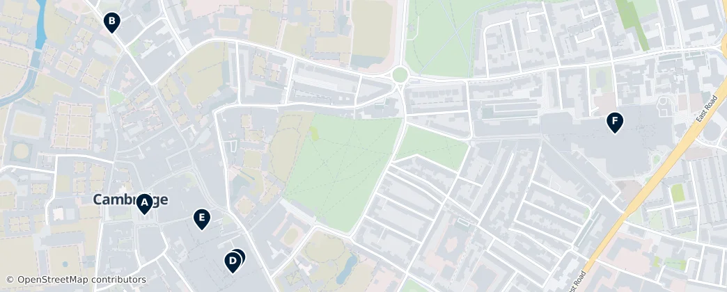 Map of 劍橋郡
