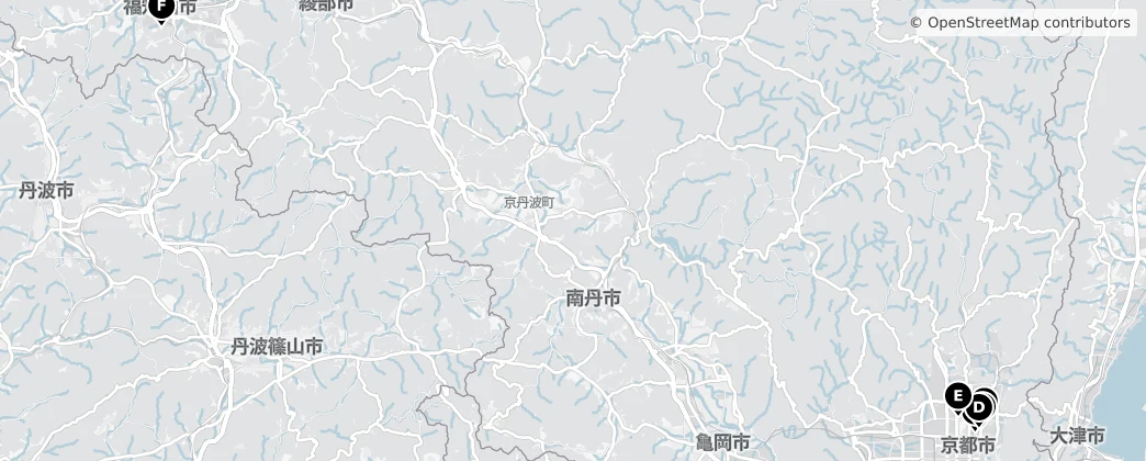 Map of 京都府