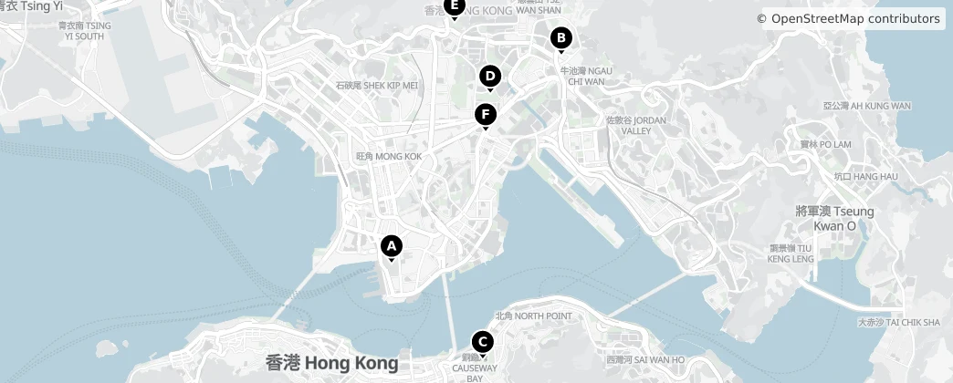 Map of 九龍