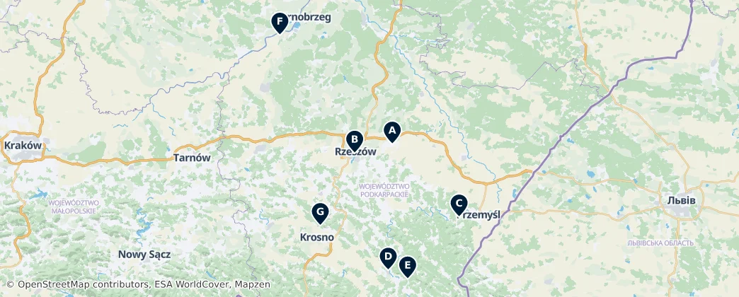 Map of 喀尔巴阡山省