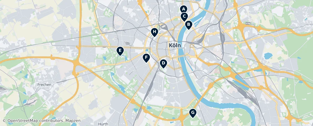Map of 科隆