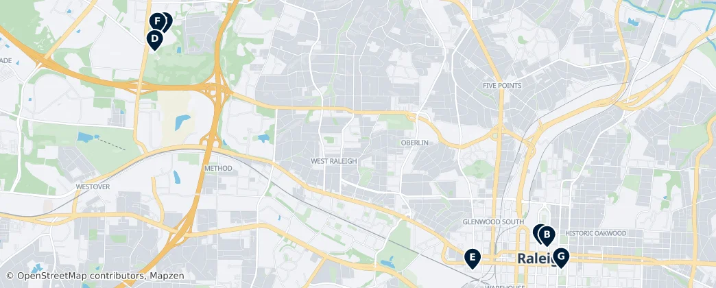 Map of 罗利 / 羅里 / 羅利