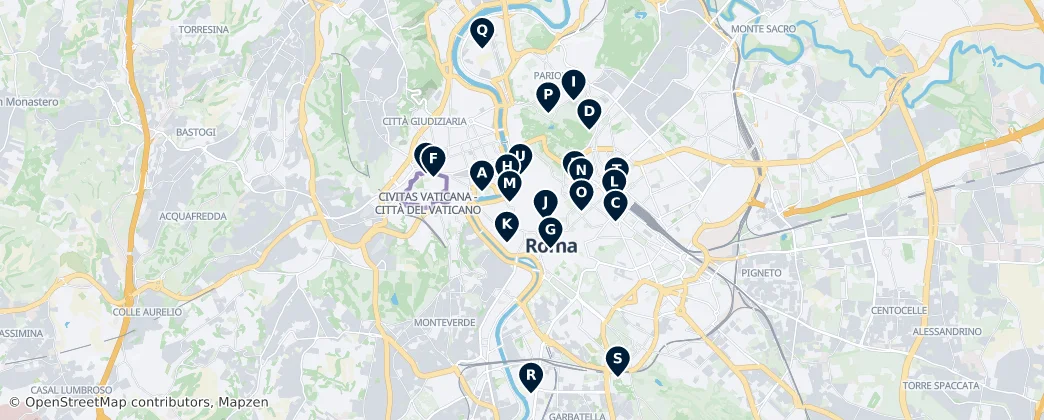 Map of 羅馬/罗马