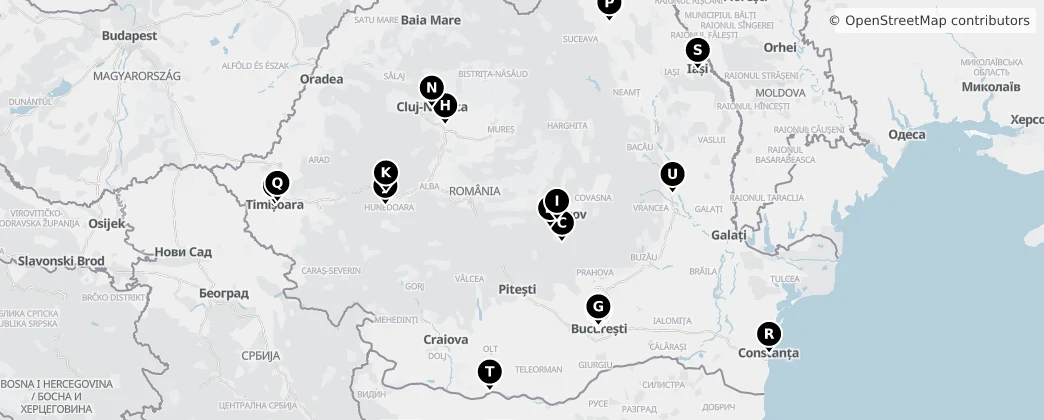 Map of 罗马尼亚 / 羅馬尼亞