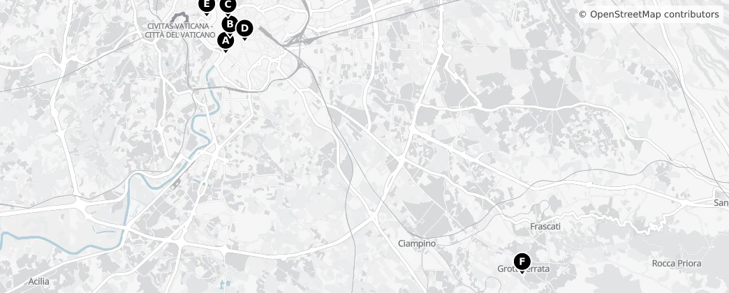 Map of 羅馬首都廣域市