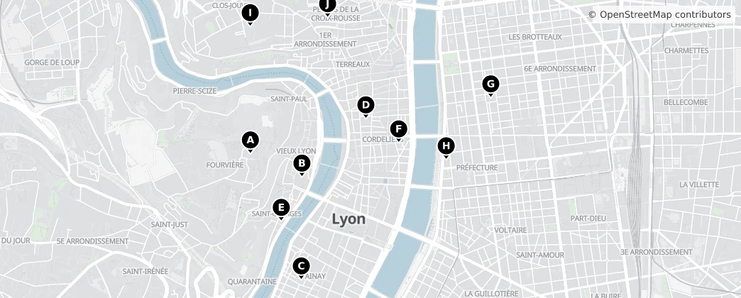 Map of 里昂