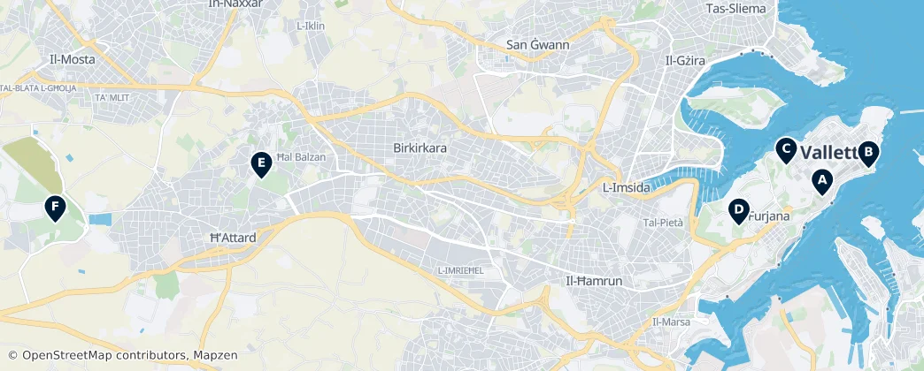 Map of Southern Region