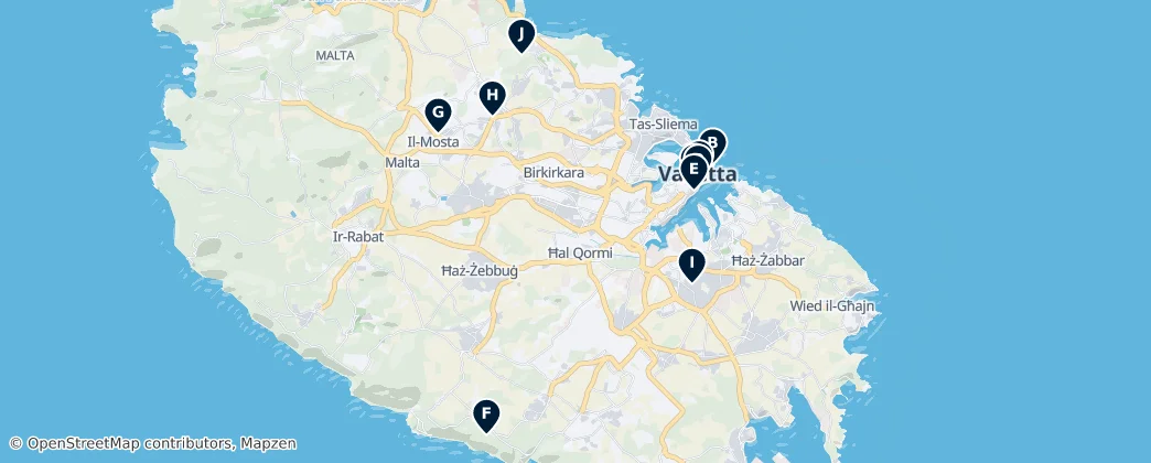 Map of Southern Region