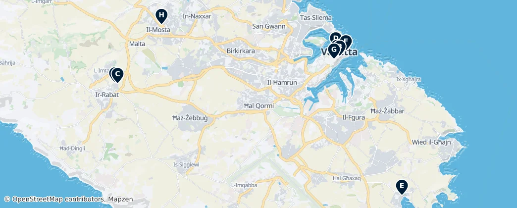 Map of Southern Region