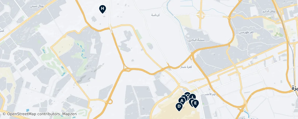 Map of 吉萨/吉薩