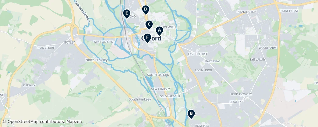 Map of 牛津