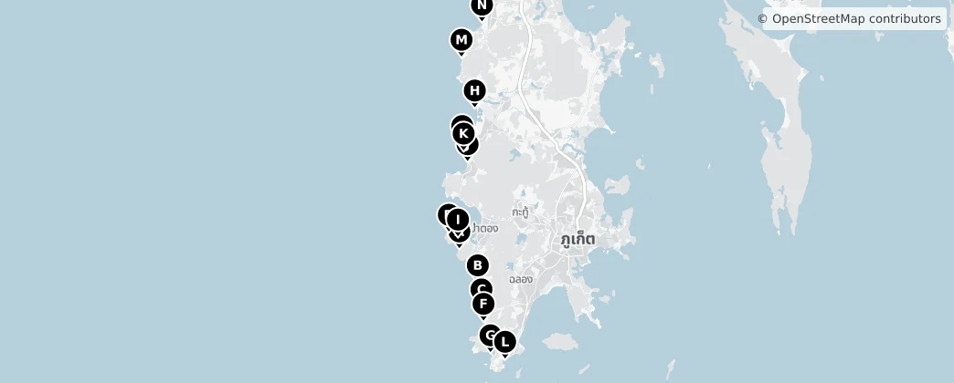 Map of 普吉府