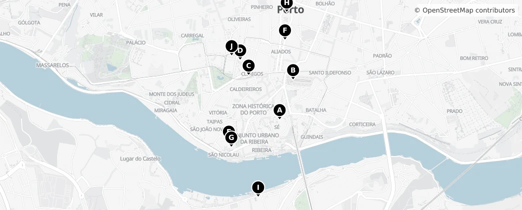 Map of 波爾圖區